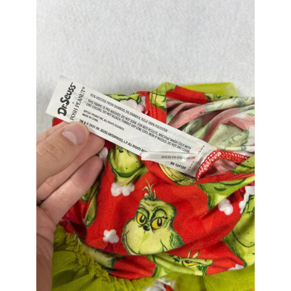 Posh Peanut “The Grinch” Girls-Baby Onesie/Bodysuit (Size 12-18M)